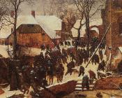 国王在雪里的崇拜 - 老彼得·勃鲁盖尔